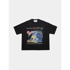 Футболка Jungles Jungles Everything OK, размер XL, black