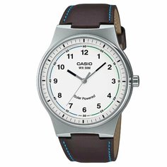Наручные часы CASIO, коричневый, белый
