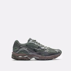 Кроссовки Mizuno Wave Rider 10, размер 10,5 US, зеленый