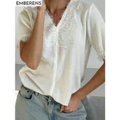 Кардиган EMBERENS Весна-лето 2025, размер One Size, , белый
