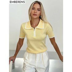 Джемпер EMBERENS Весна-лето 2025, размер S, , желтый