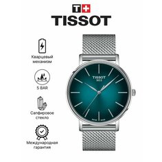 Наручные часы TISSOT T-Classic, серебристый/зеленый