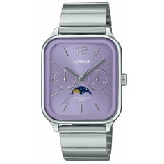 Наручные часы CASIO Collection, серебряный, фиолетовый