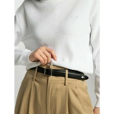 Ремень LACOSTE для девочек и женщин, размер 100, черный