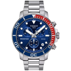 Наручные часы TISSOT T-Sport, серебристый/синий/красный