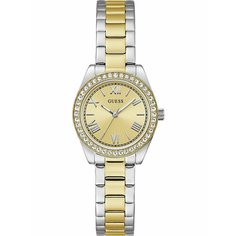 Наручные часы GUESS, серебряный, золотой, желтый