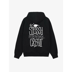 Толстовка спортивная Stussy Crown International, размер M, , black
