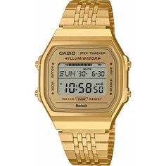 Наручные часы CASIO Vintage, золотой, серый