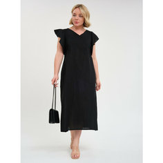 Платье РИТУЗИК Весь мир моды, размер 2XL, черный