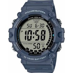 Наручные часы CASIO, синий, белый