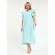 Платье РИТУЗИК Весь мир моды, размер 5XL, голубой