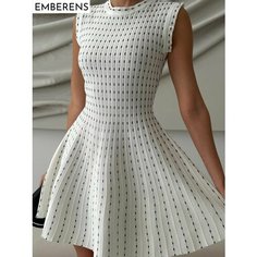Платье EMBERENS Весна-лето 2025, размер M, белый