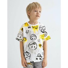 Футболка Gloria Jeans, размер 2-4г/104, белый