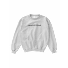 Свитшот ГОША РУБЧИНСКИЙ, размер XL, , grey melange