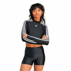 Лонгслив спортивный adidas, размер L, , черный, Черный