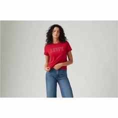 Футболка Levis Women Graphic Classic Tee, размер S, красный Levis®