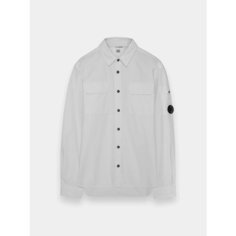 Рубашка C.P. COMPANY Organic Gabardine Lens, размер XXL, белый