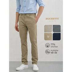 Брюки чинос Bochetti, размер 31/33, бежевый