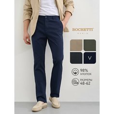Брюки чинос Bochetti, размер 31/33, темно-синий