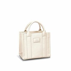 Сумка DAVID JONES, фактура зернистая, ivory