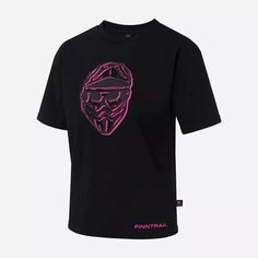 Футболка Finntrail HELMET, размер XXS, черный, розовый