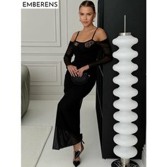 Платье EMBERENS Весна-лето 2025, размер S, черный
