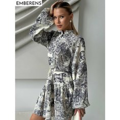 Платье EMBERENS Весна-лето 2025, размер 48, темно-синий
