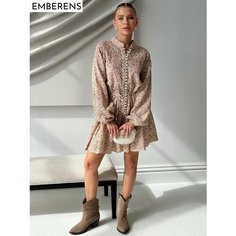 Платье EMBERENS Весна-лето 2025, размер 46, пудровый