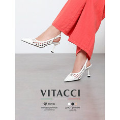 Туфли слингбэки VITACCI, размер 36, белый