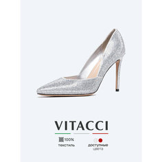 Туфли лодочки VITACCI, размер 39, серебряный