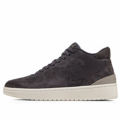 Кроссовки STREET BEAT Solid Mid Suede, полнота 6 (RU)/ на среднюю стопу, размер 45, серебряный