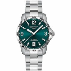 Наручные часы Certina Sport, зелeный
