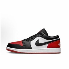 Кроссовки NIKE 1 Low, размер 28 см, White/Black/Varsity Red
