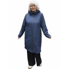 Пальто Karmelstyle осень - весна, размер 50, индиго