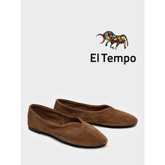 Мокасины El Tempo, размер 39, коричневый
