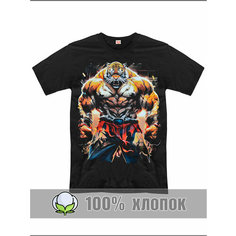 Футболка спортивная RexTex, размер 56, черный