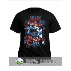 Футболка спортивная RexTex, размер 52, черный