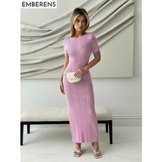 Платье EMBERENS Весна-лето 2025, размер L, сиреневый
