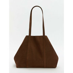 Сумка шоппер Calzetti, коричневый