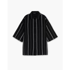 Рубашка Gloria Jeans GJ BLACK, размер M-L/182 (46-50), черный/серый