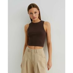 Футболка Gloria Jeans, размер XS (38-40), коричневый