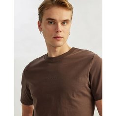 Футболка KOTON, размер M, коричневый