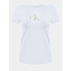 Футболка Calvin Klein Jeans, размер XS, белый