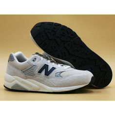 Кроссовки New Balance 580, полнота D, размер 12 US / 30 СМ, серый, серебряный