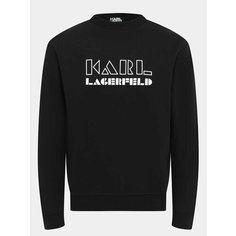 Свитшот Karl Lagerfeld, размер XXL, , черный