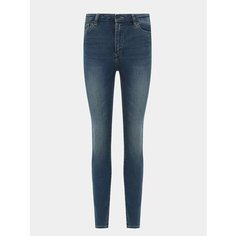 Джинсы скинни Armani Exchange, размер 24, cиний