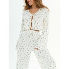 Пижама Mimi Pajamas New, размер M, белый/черный