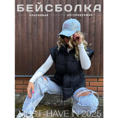 Кепка базовая коллекция для женщин, размер универсальный, Джинса/голубой Нет бренда
