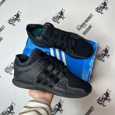 Кроссовки adidas EQT, размер 44,5 eu / 10,5 US / 28,5 см, черный, белый