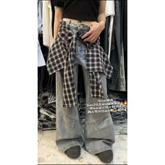 Джинсы широкие Denim, размер ХL